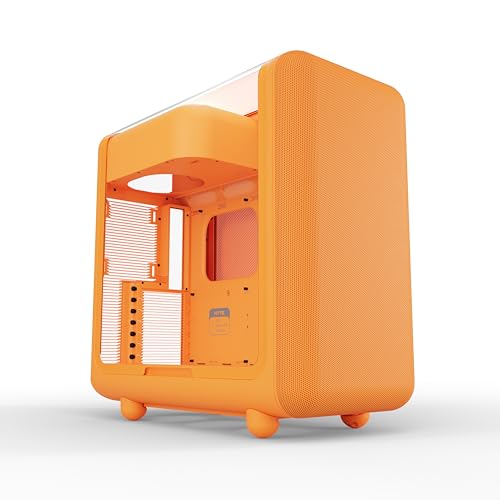 Image of Hyte X50 Modern Performance ATX Mid-Tower PC Gaming Case - Astral Orange
