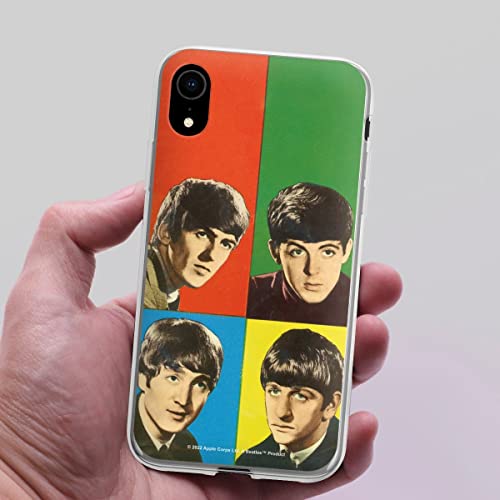 DeinDesign Coque en Silicone Compatible avec Apple iPhone XR Etui Silicone Coque Souple Rock ‘n’ Roll Visages The Beatles - Les Beatles, Paul McCartney, John Lennon, RIngo Starr, George Harrison DeinDesign Coque en Silicone Compatible avec Apple iPhone XR Etui Silicone Coque Souple Rock 'n' Roll Visages The Beatles – Image 4