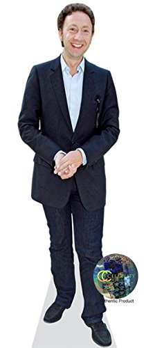 Silhouette en carton Stéphane Bern taille mini pour déco - 3