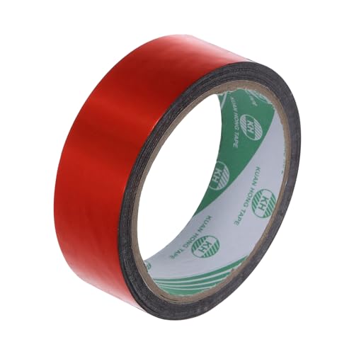 MECCANIXITY Red Metalized Tape 1.2 Inch x 55 Yards Decor Tape for Detailing Accent Wall, Graphic Arts