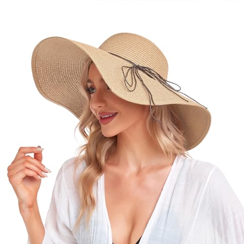Beach Hats for Women, Straw Hats for Women Sun Hat
