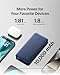 Belkin Portable Charger Power Bank for iPhone/Android - 10,000mAh, 23W Battery Pack for Phone with Integrated USB-C, Lightning Cables - Pass-Through Capability, Charge 2 Devices at Once