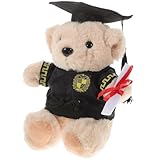 En peluche ours - poupée en peluche créative et intéressante avec chapeau de docteur est une remise de diplôme pour vos enfants, en peluche ours