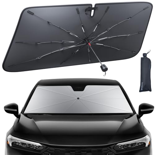 Car Windshield Sunshade for Civic - Lamicall 2026 Foldable Car Windshield Sun Shade Umbrella Cover 5 Layers UV Block Coating Front Window Heat Insulation Protection for Civic (2016-2025)