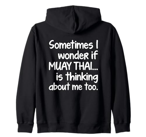 Muay Thai Gear For Kru Students Funny Diching Fighter Humor Sudadera con Capucha
