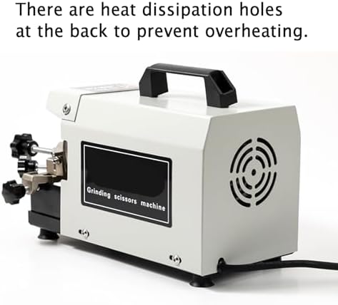 Heavy-Duty Universal Scissors Sharpening Machine, Multi-Function Knife Sharpener, 2800rpm Speed, Unlimited Grinding Length for Professional Use