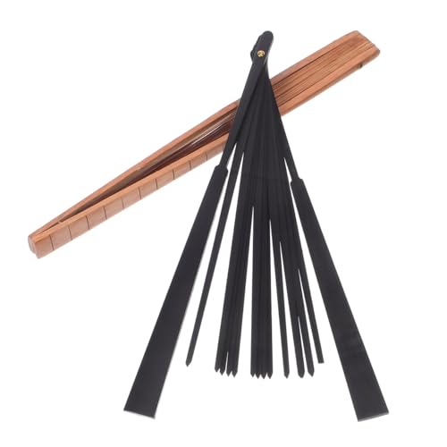 Kit de abanicos de mano con marcos de bambú que no se rompen 2