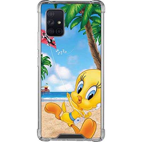 Skinit Clear Phone Case Compatible with Galaxy A71 5G - Officially Licensed Looney Tunes Tweety Bird iPod Design