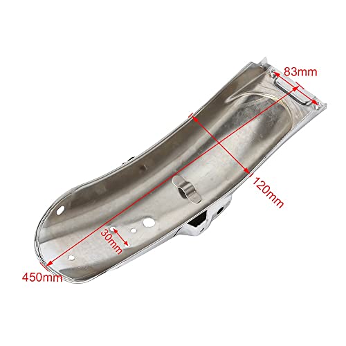 Garde-Boue arrière Moto CG125 Solution Anti-Boue Métal Modification Rétro