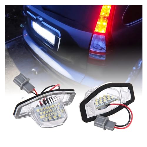 Luz LED para placa de matrícula de 18 bombillas SMD: alta visibilidad de 12V para coche Jazz o Hrv 4