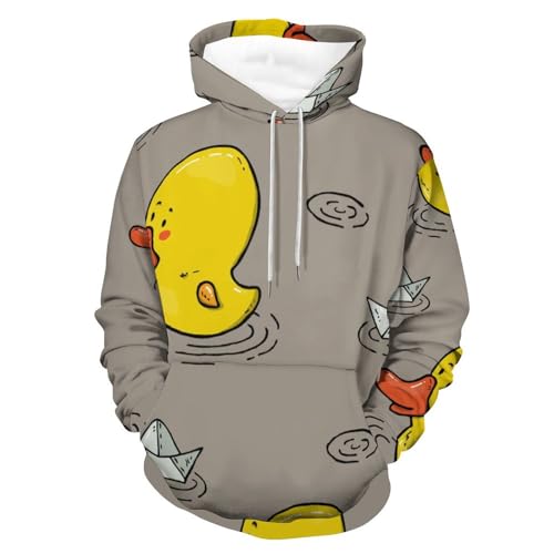 Hoodie en Papier UMENG Unisexe Noir Taille S - Sweat à Capuche Manches Longues