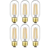 Dimmable E26 Edison Bulb T45 Light Bulb 8W Equal 75 watt Light Bulb AC120V Warm 2700K E26 Light Bulb
