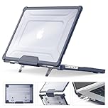 SEYMCY Case Compatible with MacBook Pro 16 inch Case 2026 2025 2024 2023 2021, Anti-Scratching Protective Hard Shell Cover with Foldable Stand M5 M4 M3 M2 M1 (A3186 A3403 A2991 A2780 A2485), Navy