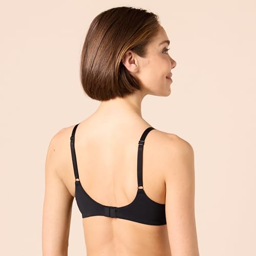 Image of Amazon Essentials Women's Supportive Underwire T-Shirt Bras, Breathable Cotton, Comfortable, Pack of 2