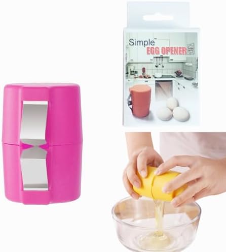 Egg Shell Opener, Egg Separator for Raw Egg Shell Opener for Boil...