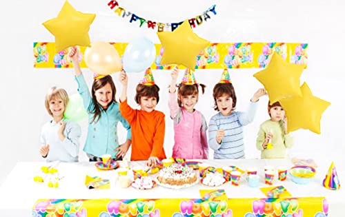 Image of ZHENGYE 10 Pcs Yellow Star-Shaped 18 Inch Foil Balloons Happy Birthday Party Balloons Decoration