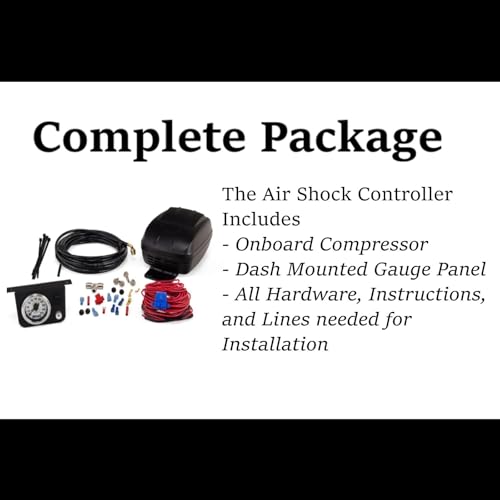 TrendsAuto Air Spring Kit with Air Shock Controller fits 2018-2024 Wrangler JL | 1000 lbs of Leveling Capacity | 160 PSI | Includes TrendsAuto Decal