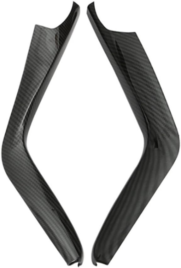 2Pcs Carbon Fiber Gear Shift Stripe Panel Cover Trim for Honda Civic 10Th 2016-2019