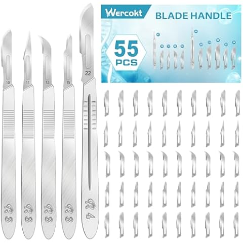 Wercokt 55PCS Surgical Blades Kit Cover