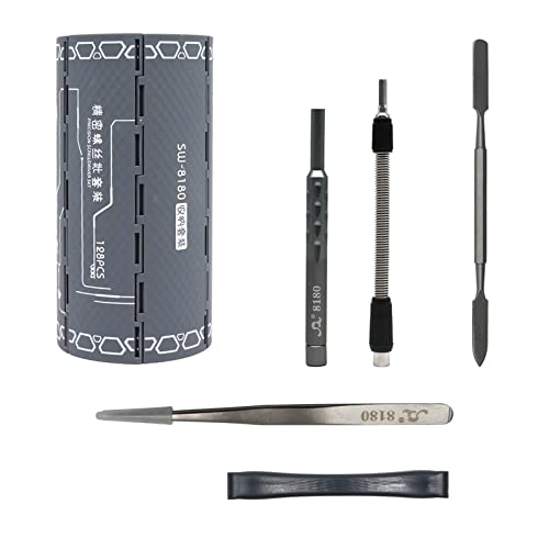 128 in 1 Screwdriver Set Professional Repair Tool Kit for Computer Laptop Game Console Repair Tool Kit for Computer