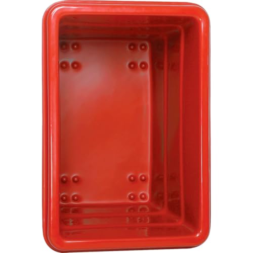 Carretilla Plástica Roja 6 Bushel, 500 lbs, Ruedas miniatura 4