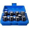 US STOCK TC820 ANSI Imperial Tapping Collets Applicable for Electric Tapping Machine M24HR 10pcs pack 5/32", 3/16", 1/4", 5/16", 3/8", 1/2, 9/16", 5/8", 11/16", 13/16