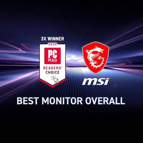 Image of msi MAG 321UPD E14 32-inch 3840 x 2160 (UHD) Gaming Monitor, 320Hz, AMD FreeSync Premium, Dual Mode, HDMI, DisplayPort, VESA, Tilt, Height Adjustable, Speaker, 0.05ms, Black