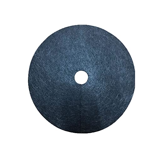 MTADSBKFP Tapis de Protection pour arbres Couverture pour， Tessuto Non Tessuto degradabile for Il Controllo delle Erbacce, Copertura del Terreno Rotonda, Nero, Dimensioni Multiple, 10 Pezzi(27x4cm)