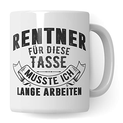 Rente Geschenkidee 2020, Ruhestand Spruch Becher, Kaffeetasse Renteneintritt Pensionierung