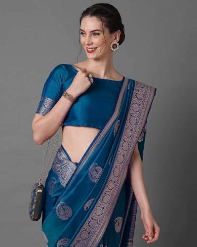 Image of GRECIILOOKS Saree | Women Saree | Saree for women latest design | Saree | Saree for Women | Silk Saree | Banarasi Saree