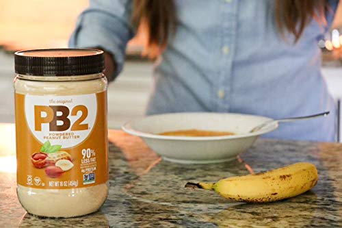 Pb2 Original Powdered Peanut Butter - 6G Of Protein, 90% Less Fat, Certified Gluten Free, Only 60 Calories Per Serving, Perfect For Protein Shakes, Smoothies, And Low-Carb, Keto Diets #TOP3