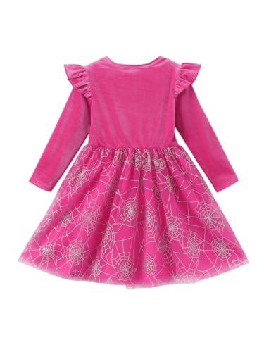 Image of Disney Girls' Tulle Tutu Dress Birthday Party Outfit Baby /Toddler | Officially Licensed, Frozen Elsa, Minnie, Princess, Velvet Top with Belt, Multi-Layer Mesh Skirt, Ruffle Long Sleeve Clothes