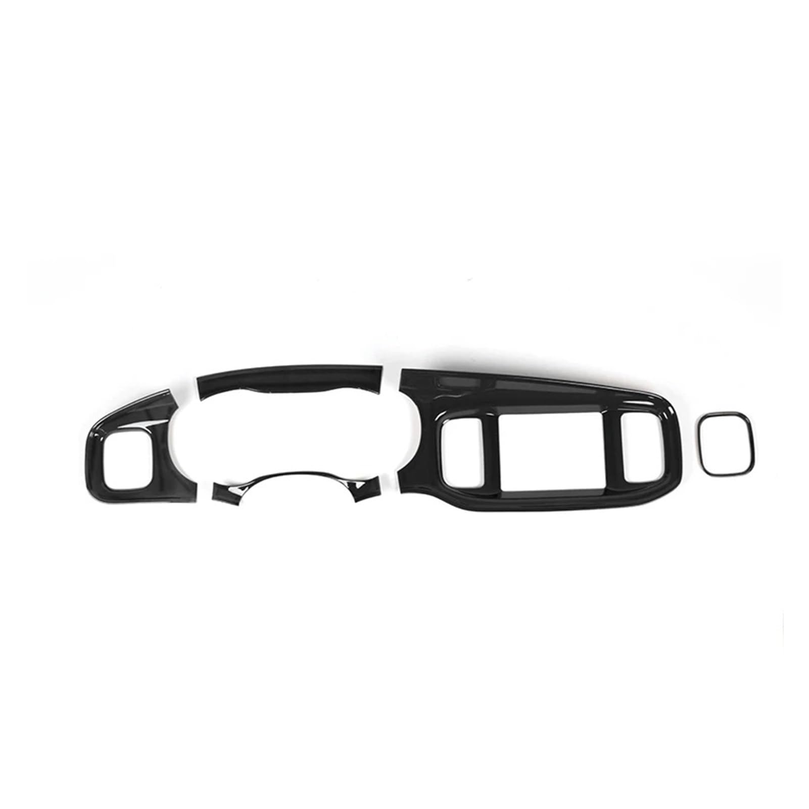 Pegatinas decorativas for el panel de instrumentos del tablero de instrumentos del control central del automóvil ABS compatibles con Dodge 2015 en adelante, accesorios for el interior del auto