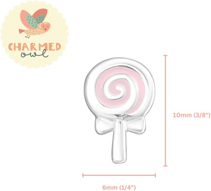 925 Sterling Silver Children's Candy and Sweets Stud Earrings - Image 3