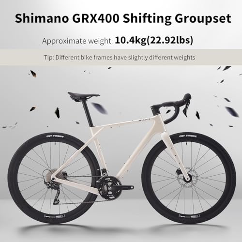 SAVADECK Carbon Gravel Bike – T800 Carbon Frame & Fork,