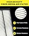 CARORY Engine Air Filter for Subaru Outback (2005-2019), Forester (2009-2018), Crosstrek Gas (2016-2017), Legacy (2005-2019), WRX, Impreza, Tribeca, OE# 16546-AA090, 16546-AA10A, CA9997