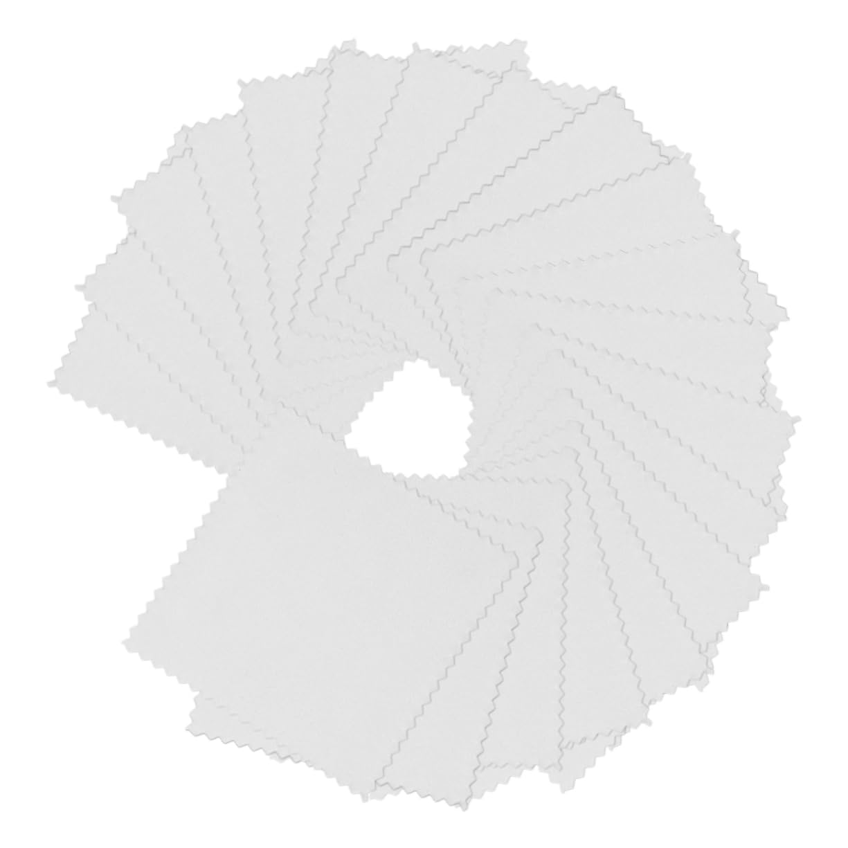 VILLCASE 300 Stk Schmuck-Reinigungstücher silber reinigen cleaning cloth Schmuckglanz Schmuck säubern Schmuckpflege Brillenputztuch Messing-Reinigungstücher Silber Polierwerkzeug Wildleder-