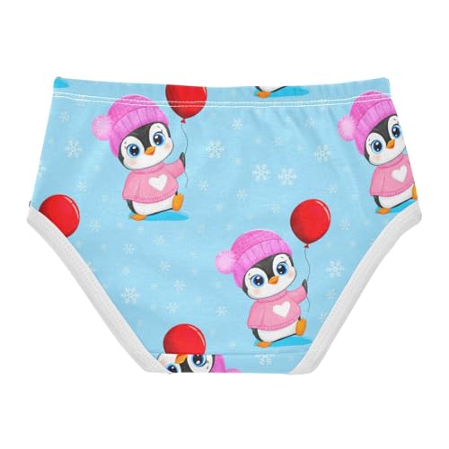 Joisal Cute Penguin Light Blue Girls Underwear Toddlers 2t Cotton Girl Panties Cute Animals Kids Undies Briefs2