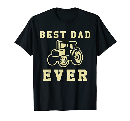 Homme Farmer Dad Vintage Tracteur Driver Père T-Shirt