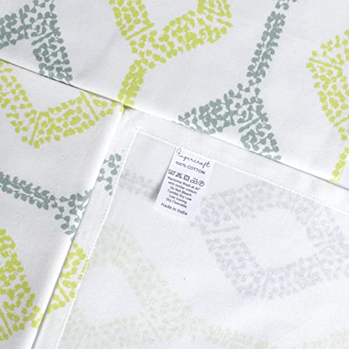 Image of FINGERCRAFT Kitchen Cloth 100% Soft High GSM Cotton Fabric Kitchen Towel, 20 x 30 Inches Perfect Size for Kitchen Uses, Set of 6, Multipurpose Use as Dish Towel, Bar Towel (Diamond Dot Yellow)
