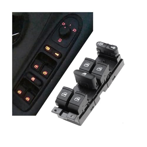 Interrupteur commande lève-vitre pour Octavia et Fabia bouton robuste 1J4959857 - 5