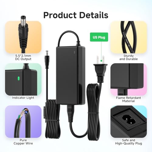 Image of BTF-LIGHTING 12V 6A 72W Power Supply Adapter ETL Listed, Class 2
