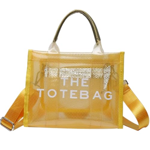 Image of Clear Tote Bag Stadium Events Large Clear Purse for Women Transparent Crossbody Bag for Concert,Work,Beach,Sport