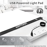 ARTDOT A3 LED Light Pad for Diamond Painting Kits Adults，Diamond Art Light Board, Adjustable Brightness Light Box Drawing Board with Diamond Art Accessories Tools for Tracing(31 x 42cm) - Image 5