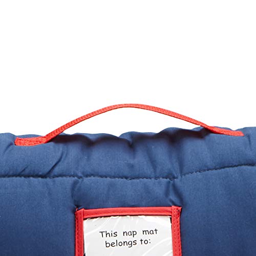 image for Baby Boom Funhouse MVP Sports Nap Mat Set - Includes Pillow and Fleece