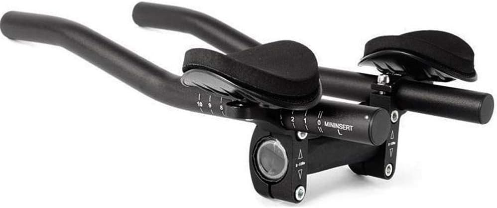Handlebar Aero Bar Triathlon Time Trial Tri Cycling for Bicycle Rest Handlebar, Mountain Bike or Road Bike Aluminum Alloy Updated Version