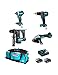 Produktbild MAKITA Kit DLX4076TB (DGA504 + DHP480 + DHR171 + DTD154 + 2 x 5,0 Ah + DC18RC + LXT600)