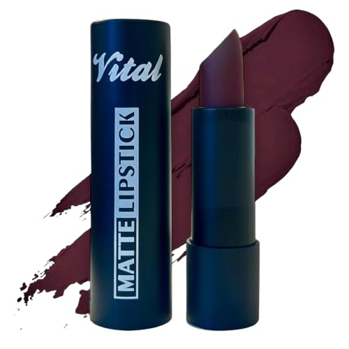 Vital Horizon Matte Lipstick - 27 Rich Shades - Long-Lasting, Waterproof, Non-Drying Formula (Heart Throb)
