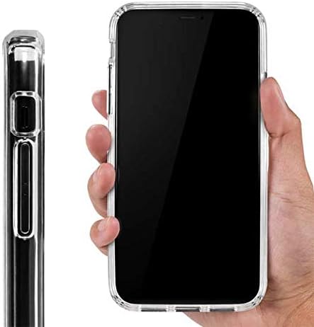 Skinit Clear Phone Case Compatible with iPhone 11 Pro - Officially Licensed NBA Miami Heat Black Partial Logo Design