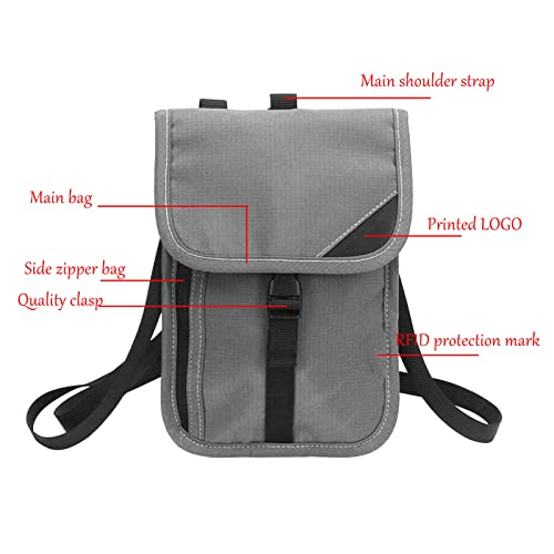 Porta-passaporte Com Bloqueio de RFID, Bolsa de Viagem RFID Evita Roubo à Prova d'água Com Vários B